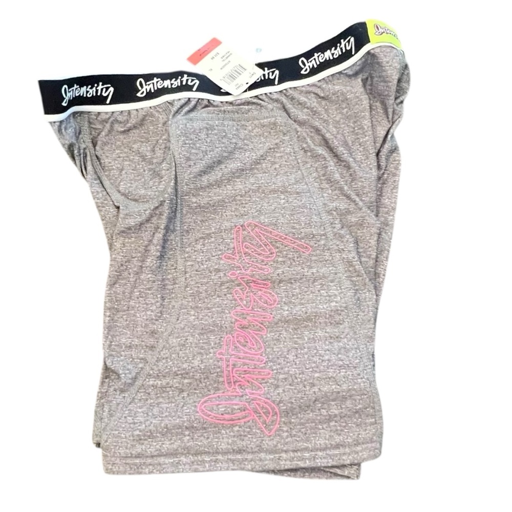 Intensity Girls Low Rise Padded Fast Pitch Slider Compression Shorts Grey XLโ